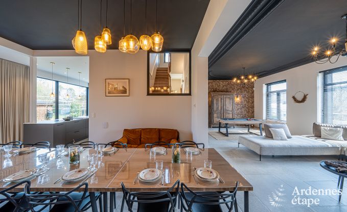 Maison de vacances moderne � Paliseul pour 14 personnes avec piscine et salle de jeux � Redu en Ardenne