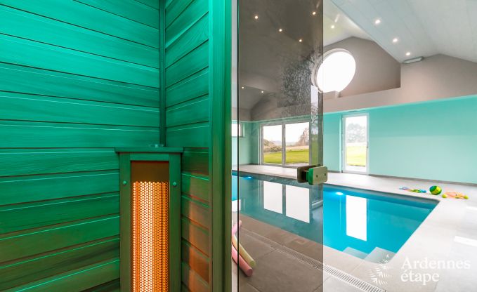 Maison de vacances avec piscine, wellness et jeux  Paliseul pour 14 personnes en Ardenne