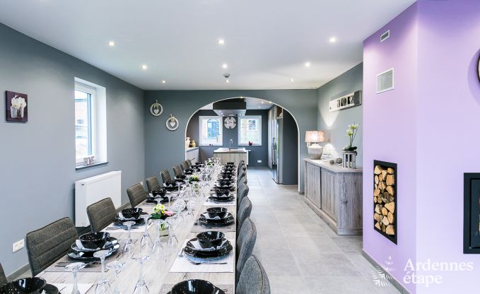 Maison de vacances avec piscine, wellness et jeux  Paliseul pour 14 personnes en Ardenne