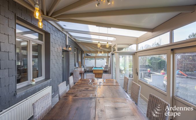 Maison de vacances � Polleur pour 26 personnes en Ardenne