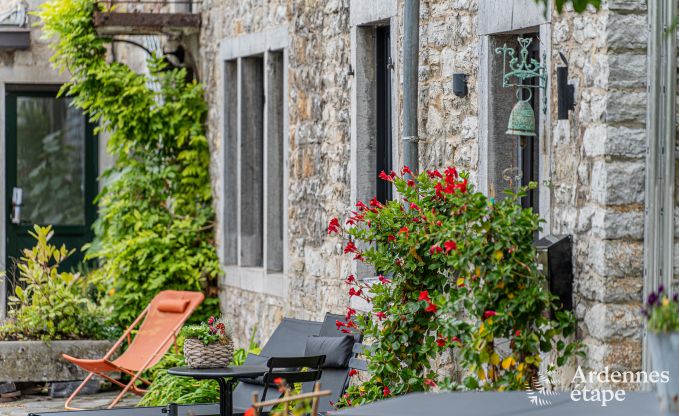 Exceptionnelle maison de charme  Profondeville pour 4 personnes avec jacuzzi, cabine infrarouge et ponton sur la Meuse
