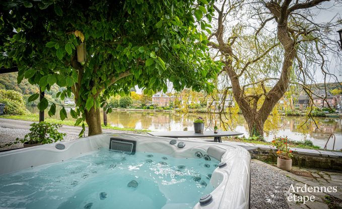 Exceptionnelle maison de charme  Profondeville pour 4 personnes avec jacuzzi, cabine infrarouge et ponton sur la Meuse