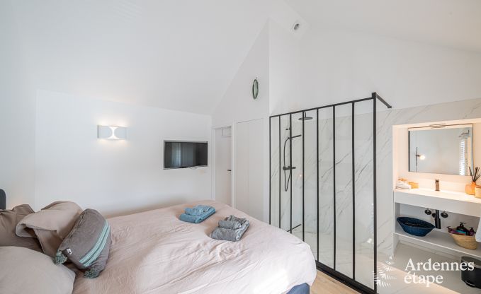 Exceptionnelle maison de charme  Profondeville pour 4 personnes avec jacuzzi, cabine infrarouge et ponton sur la Meuse