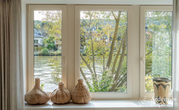Exceptionnelle maison de charme  Profondeville pour 4 personnes avec jacuzzi, cabine infrarouge et ponton sur la Meuse