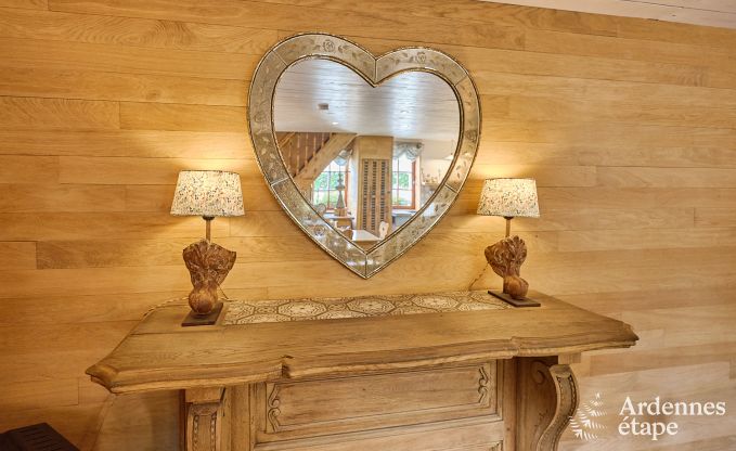 Cottage convivial pour 4 personnes � Redu avec tankuzzi (hottub), terrasse couverte et jardin priv�