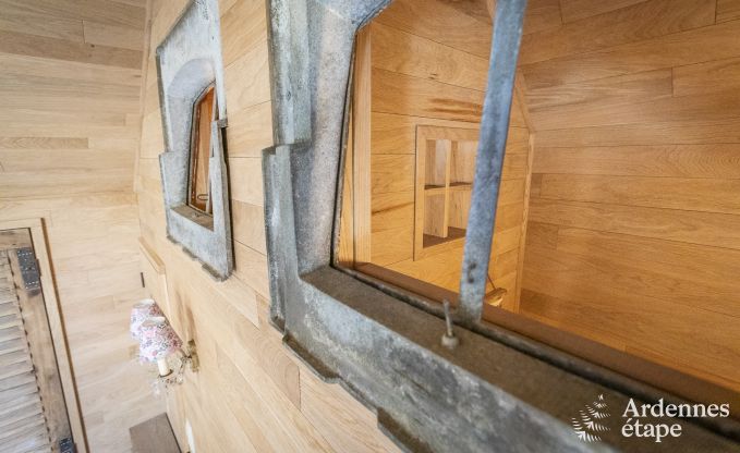 Cottage convivial pour 4 personnes � Redu avec tankuzzi (hottub), terrasse couverte et jardin priv�