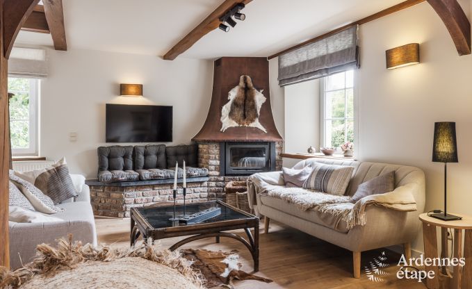 Maison de vacances avec jardin, barbecue et chemin�e � Redu, Ardenne