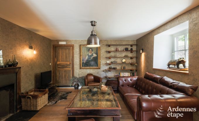 Maison de vacances avec jardin, barbecue et chemin�e � Redu, Ardenne