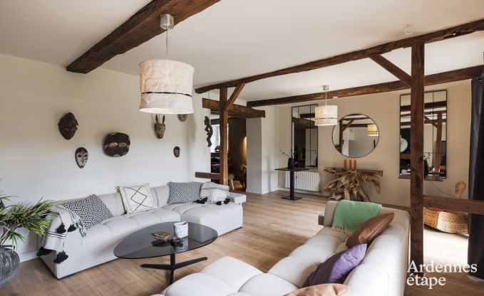 Maison de vacances avec jardin, barbecue et chemin�e � Redu, Ardenne