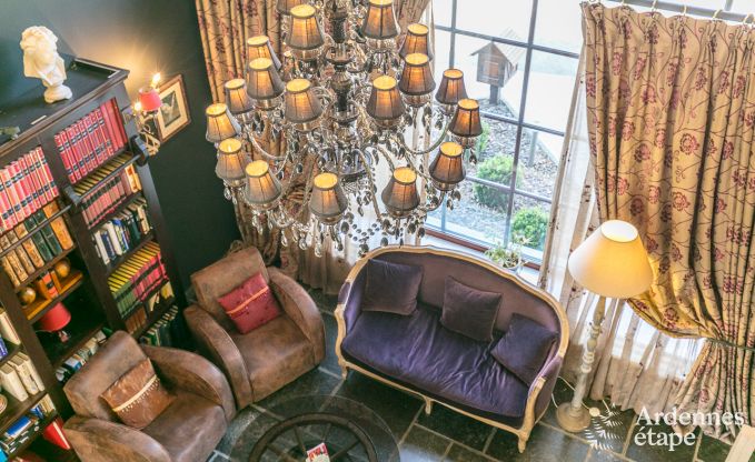 Villa haut de gamme  Redu, Ardenne, 9 personnes, piscine extrieure, sauna, hammam, jacuzzi intrieur et extrieur, jardin priv, quipements complets