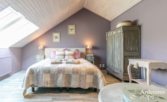 Villa haut de gamme  Redu, Ardenne, 9 personnes, piscine extrieure, sauna, hammam, jacuzzi intrieur et extrieur, jardin priv, quipements complets