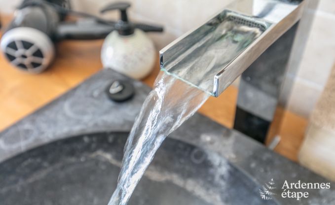 Villa haut de gamme � Redu, Ardenne, 9 personnes, piscine ext�rieure, sauna, hammam, jacuzzi int�rieur et ext�rieur, jardin priv�, �quipements complets