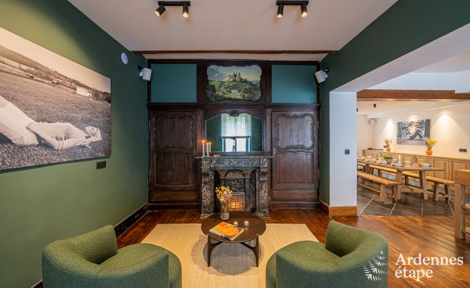 Grande maison de vacances  Rochefort pour 25 personnes avec 11 chambres, 11 salles de bains, sauna et bar