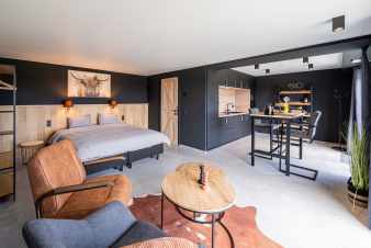 Maison de vacances avec terrasse pour 2 à Rochehaut, Ardenne. Chien admis