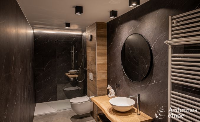 Villa moderne � Rochehaut : h�bergement spacieux pour 12 personnes avec jardin priv� et bain � remous