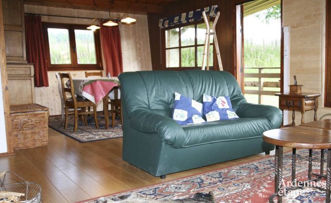 Chalet � Saint-Hubert pour 4/6 personnes en Ardenne