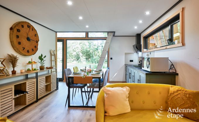 Chalet isol� au bord d'un �tang � Saint-Hubert, Ardenne