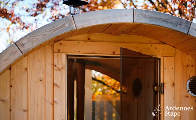 Maison de vacances  Saint-Hubert : hbergement confortable pour 6 personnes avec sauna, salle de jeux et jardin priv en Ardenne