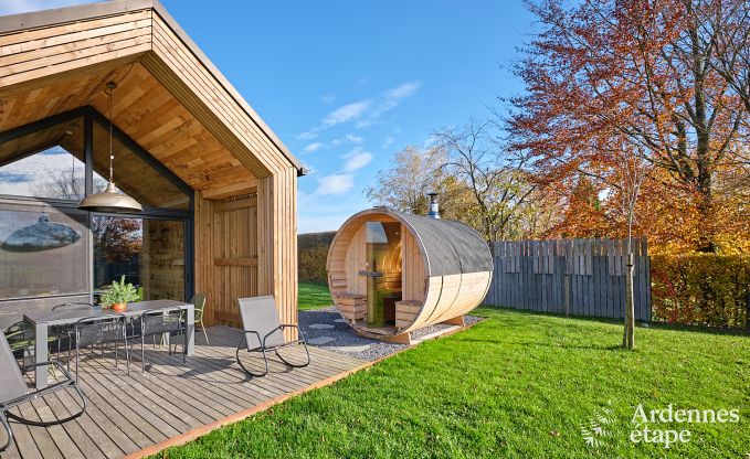 Maison de vacances  Saint-Hubert : hbergement confortable pour 6 personnes avec sauna, salle de jeux et jardin priv en Ardenne