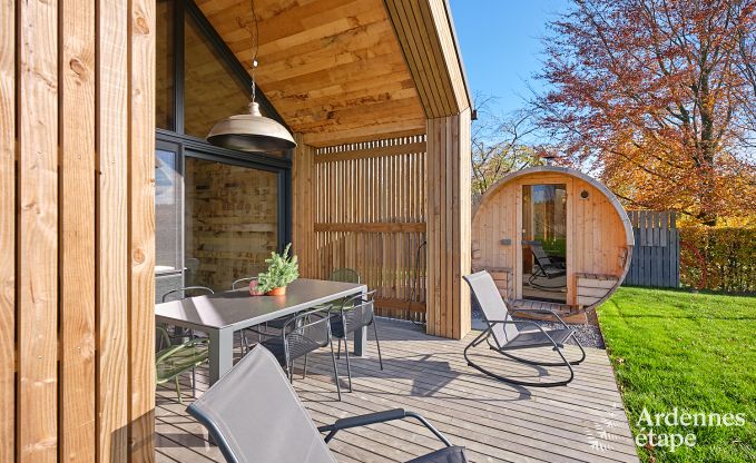 Maison de vacances  Saint-Hubert : hbergement confortable pour 6 personnes avec sauna, salle de jeux et jardin priv en Ardenne