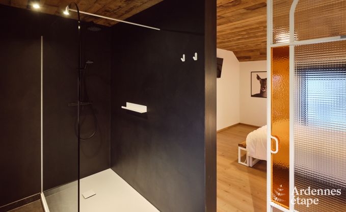 Maison de vacances  Saint-Hubert : hbergement confortable pour 6 personnes avec sauna, salle de jeux et jardin priv en Ardenne