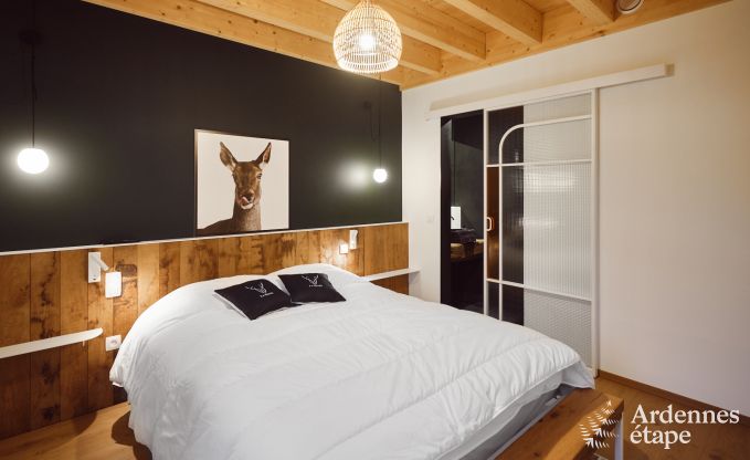 Maison de vacances  Saint-Hubert : hbergement confortable pour 6 personnes avec sauna, salle de jeux et jardin priv en Ardenne