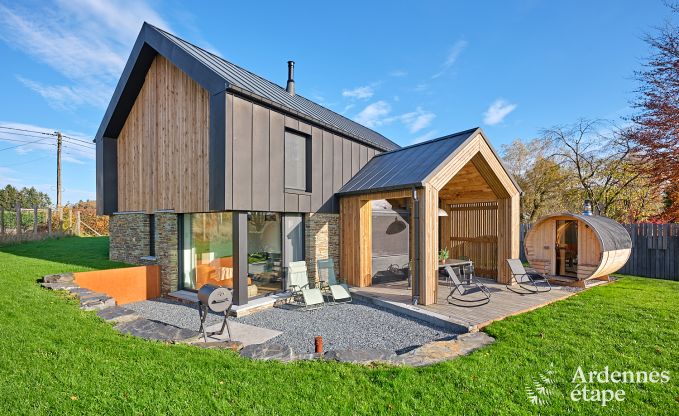 Maison de vacances  Saint-Hubert : hbergement confortable pour 6 personnes avec sauna, salle de jeux et jardin priv en Ardenne