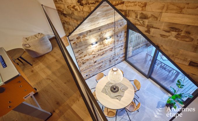 Maison de vacances  Saint-Hubert : hbergement confortable pour 6 personnes avec sauna, salle de jeux et jardin priv en Ardenne