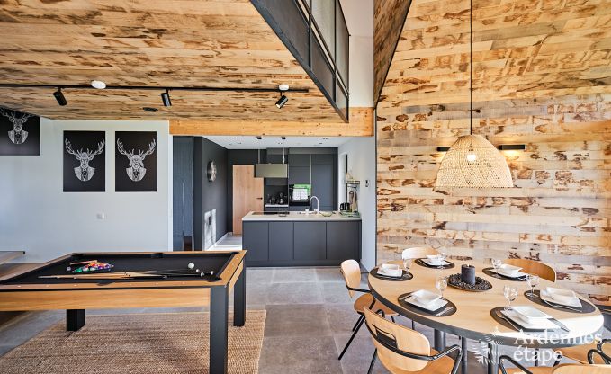 Maison de vacances  Saint-Hubert : hbergement confortable pour 6 personnes avec sauna, salle de jeux et jardin priv en Ardenne