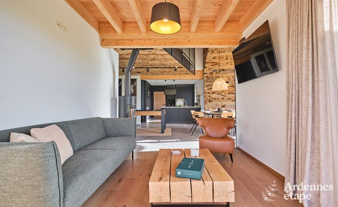 Maison de vacances  Saint-Hubert : hbergement confortable pour 6 personnes avec sauna, salle de jeux et jardin priv en Ardenne