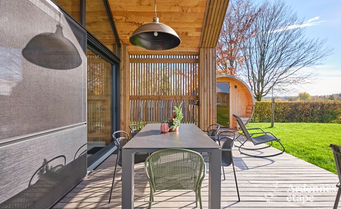 Maison de vacances  Saint-Hubert : hbergement confortable pour 6 personnes avec sauna, salle de jeux et jardin priv en Ardenne