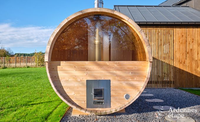 Maison de vacances  Saint-Hubert : hbergement confortable pour 6 personnes avec sauna, salle de jeux et jardin priv en Ardenne