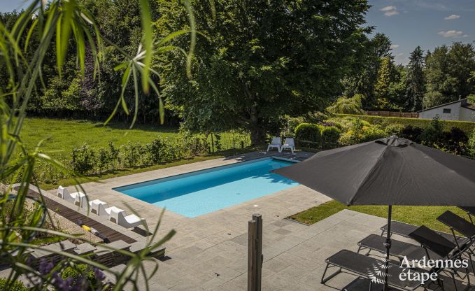Gîte pour 8 p. avec piscine extérieure en Ardenne (Saint-Hubert)