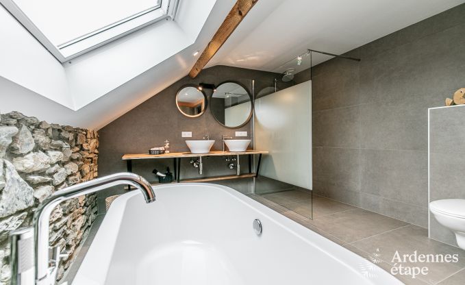 Sjour de luxe en Ardenne: Villa haut de gamme  Saint-Hubert pour 6 personnes avec piscine et proximit nature