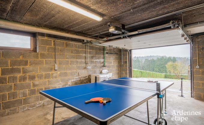 Maison de vacances spacieuse et tout confort  Saint-Hubert en Ardenne pour 12 personnes avec jardin priv et proche des activits touristiques