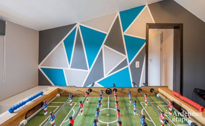 Maison de vacances spacieuse et tout confort  Saint-Hubert en Ardenne pour 12 personnes avec jardin priv et proche des activits touristiques