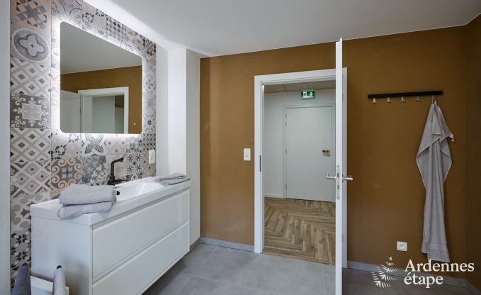 Grande maison de vacances Saint-Vith pour 23 personnes avec 6 chambres, sauna et grand jardin