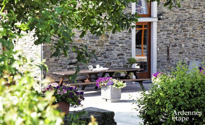 Ch�teau historique � Sainte-Ode pour 46 personnes, avec piscine