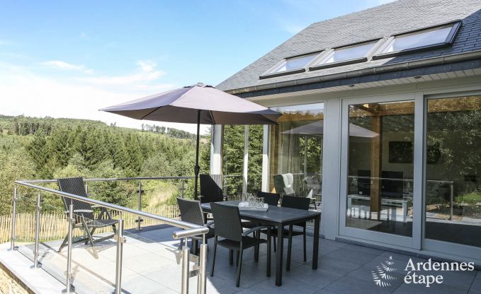 Maison de vacances 3 étoiles avec vue exceptionnelle sur les bois de Sainte-Ode