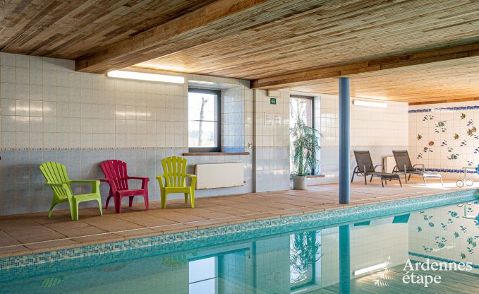 Maison de vacances familiale confortable avec piscine � Sainte-Ode, Ardenne