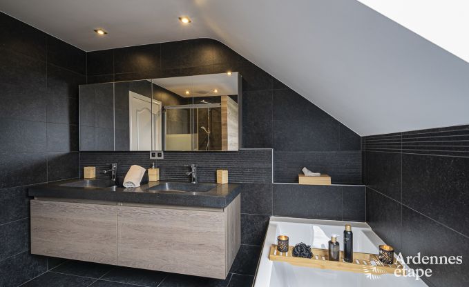 Villa  Sainte-Ode pour 14 personnes avec piscine, jacuzzi, sauna, bar et cinma