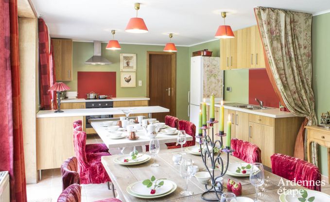 Maison de vacances � Sivry-Rance pour 14 personnes en Ardenne