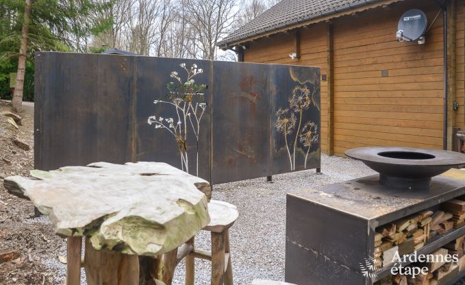 Chalet en bois à louer pour 8 pers. en Ardenne (Somme-Leuze)