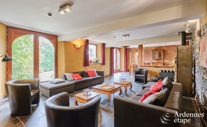 Maison de vacances � Somme-Leuze pour 22 personnes en Ardenne