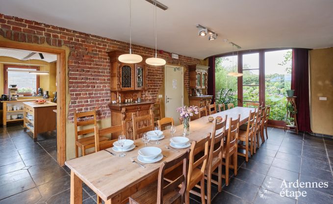 Maison de vacances � Somme-Leuze pour 22 personnes en Ardenne