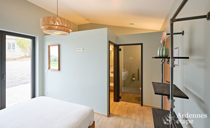 Villa ultramoderne  Somme-Leuze pour 12 personnes avec piscine intrieure, sauna et jardin priv