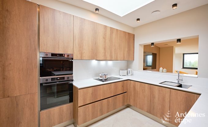 Villa ultramoderne  Somme-Leuze pour 12 personnes avec piscine intrieure, sauna et jardin priv