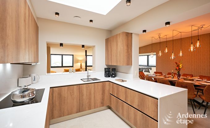 Villa ultramoderne  Somme-Leuze pour 12 personnes avec piscine intrieure, sauna et jardin priv