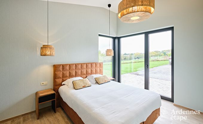 Villa ultramoderne  Somme-Leuze pour 12 personnes avec piscine intrieure, sauna et jardin priv