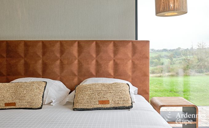 Villa ultramoderne  Somme-Leuze pour 12 personnes avec piscine intrieure, sauna et jardin priv